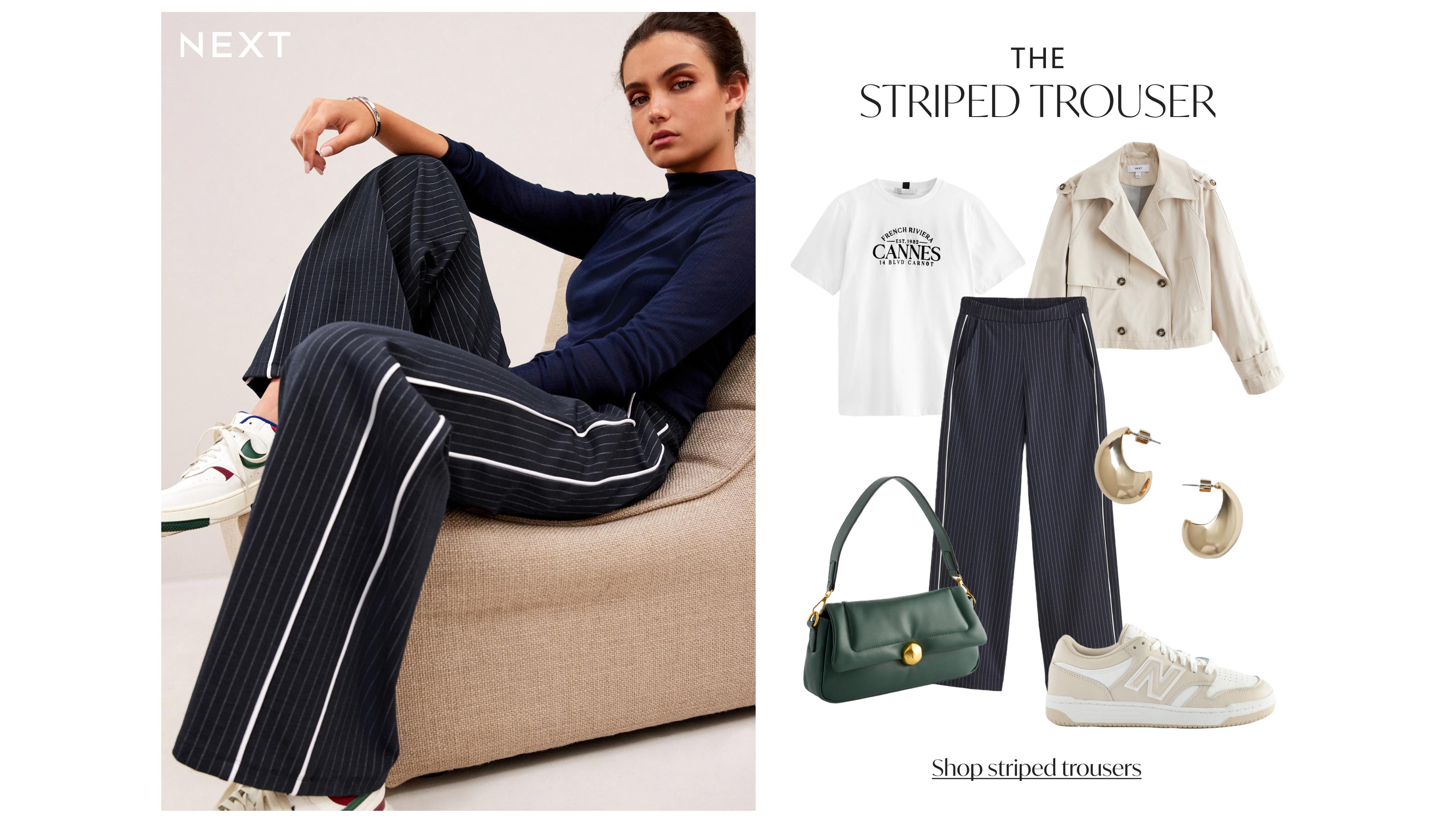Shop striped trousers